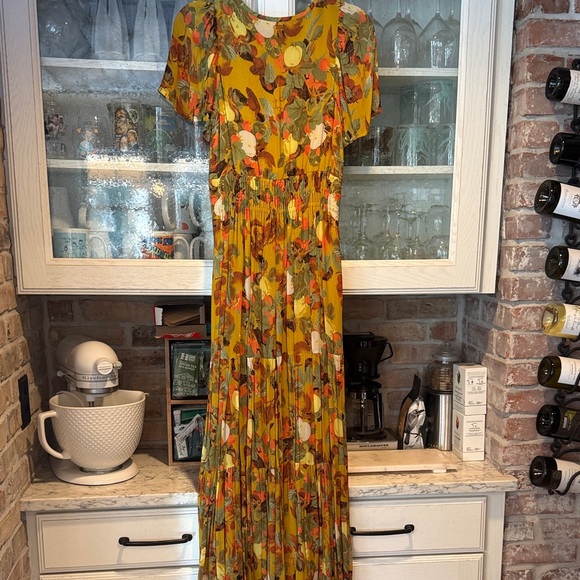 Anthropologie Somerset Maxi Floral Dress Chiffon Edition - Picture 7 of 7